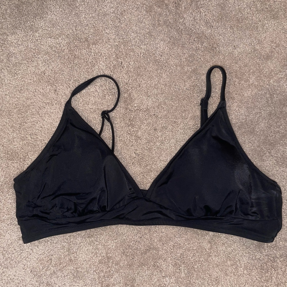 NWT Black Bikini Top